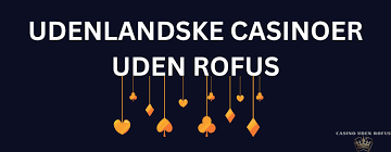 Udenlandske Online Casinoer uden MitID - Find Dine Favoritter