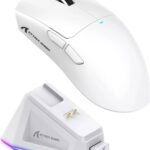 Attack Shark X11 Wireless + Bluetooth Gaming Mouse (White)