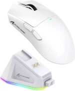Attack Shark X11 Wireless + Bluetooth Gaming Mouse (White)