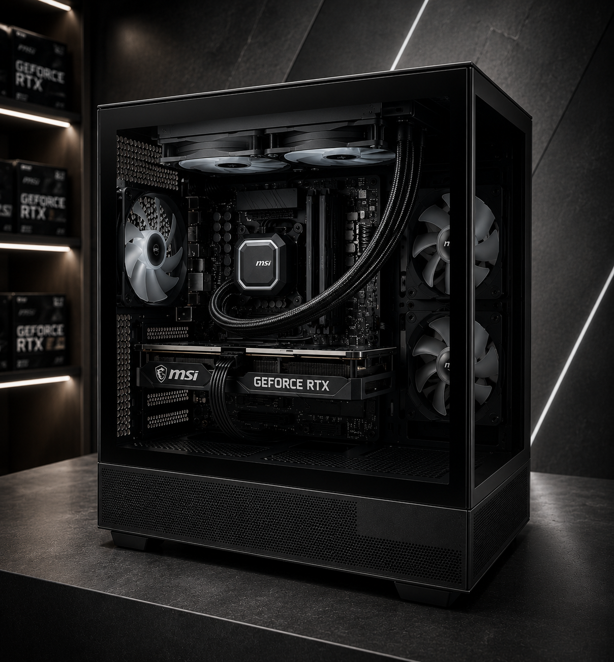 1A8CF588-44E4-4CA7-94DA-146805564653 BUILD 08 | Budget AMD | Ryzen 5 5500 + RTX 3060 | Black Theme - الصورة 1