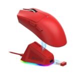Attack Shark X11 Wireless + Bluetooth Gaming Mouse (Red)