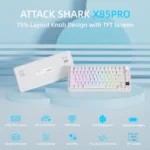 ⁦ATTACK SHARK X85PRO Tri-mode Gasket Mechanical Keyboard⁩ - الصورة ⁦4⁩