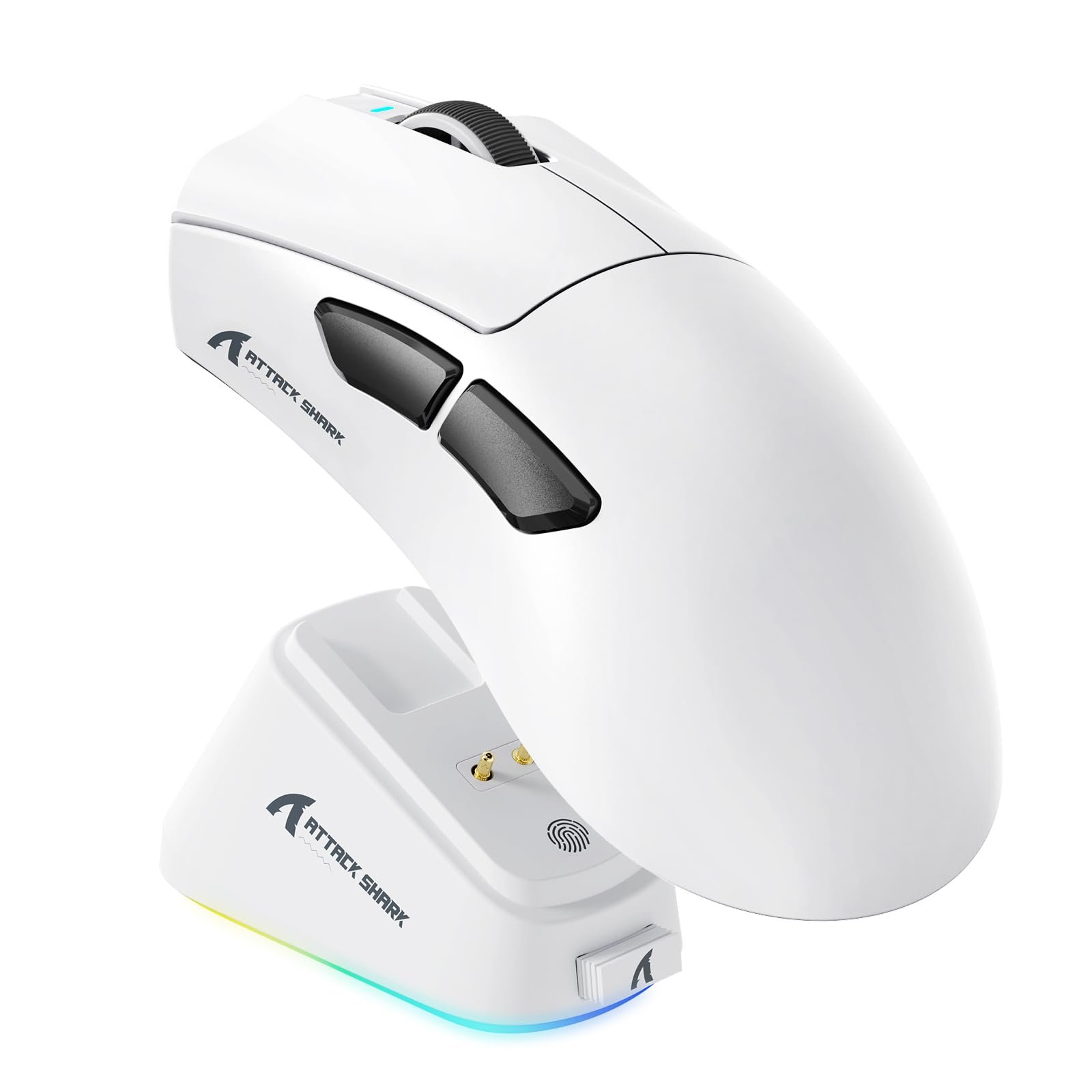 51EBOp4TEBL ATTACK SHARK V3 Pro Wireless Esports Gaming Mouse - White - الصورة 1