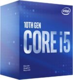 ⁦Intel Core i5-10400F Desktop Processor 6 Cores up to 4.3 GHz Without Processor Graphics LGA1200 (Intel 400 Series chipset) 65W, Model Number: BX8070110400F⁩ - الصورة ⁦2⁩