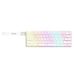 ⁦Ajazz NK61-Red Switch-ABS White-RGB-DIY-Wired⁩ - الصورة ⁦3⁩