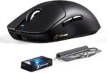 ⁦ATTACK SHARK X8 SE Wireless Gaming Mouse,55g Ultra-Lightweight Wired - Black⁩ - الصورة ⁦2⁩