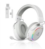 AJAZZ AHM10 MAX Wireless Gaming Headset (White)
