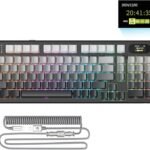 ATTACK SHARK X98PRO Wireless Mechanical Keyboard - Moonlit Night