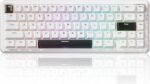 ⁦ATTACK SHARK X65 HE 60% Wired Magnetic Keyboard - White⁩ - الصورة ⁦2⁩