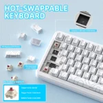 ⁦ATTACK SHARK X85PRO Tri-mode Gasket Mechanical Keyboard⁩ - الصورة ⁦3⁩