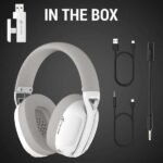 ⁦ATTACK SHARK L80PRO Wireless Gaming Headset - White⁩ - الصورة ⁦2⁩