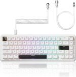 ATTACK SHARK X65 HE 60% Wired Magnetic Keyboard - White