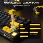 ⁦ATTACK SHARK X65 HE Magnetic Switch Rapid Trigger Keyboard - Black⁩ - الصورة ⁦3⁩