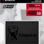 Kingston 480GB A400 SATA 3 2.5" Internal SSD SA400S37/480G - HDD Replacement for Increase Performance