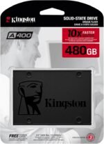Kingston 480GB A400 SATA 3 2.5" Internal SSD SA400S37/480G - HDD Replacement for Increase Performance