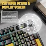 ⁦ATTACK SHARK X98PRO Wireless Mechanical Keyboard - Star Black⁩ - الصورة ⁦4⁩
