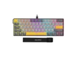 ⁦Ajazz NK61-Red Switch-OEM Black-Gray-Yellow--RGB-DIY-Wired⁩ - الصورة ⁦2⁩