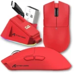 ⁦Attack Shark X11 Wireless + Bluetooth Gaming Mouse (Red)⁩ - الصورة ⁦2⁩