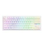 ⁦Attack Shark M87 Pro V2 Tri-Mode Gaming Keyboard – White Contour⁩ - الصورة ⁦3⁩