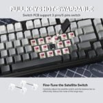⁦ATTACK SHARK X98PRO Wireless Mechanical Keyboard - Moonlit Night⁩ - الصورة ⁦3⁩