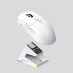⁦ATTACK SHARK V6 Wireless Gaming Mouse - White⁩ - الصورة ⁦4⁩