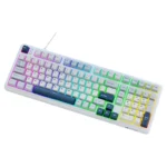⁦ATTACK SHARK X98PRO Wireless Mechanical Keyboard - White⁩ - الصورة ⁦4⁩