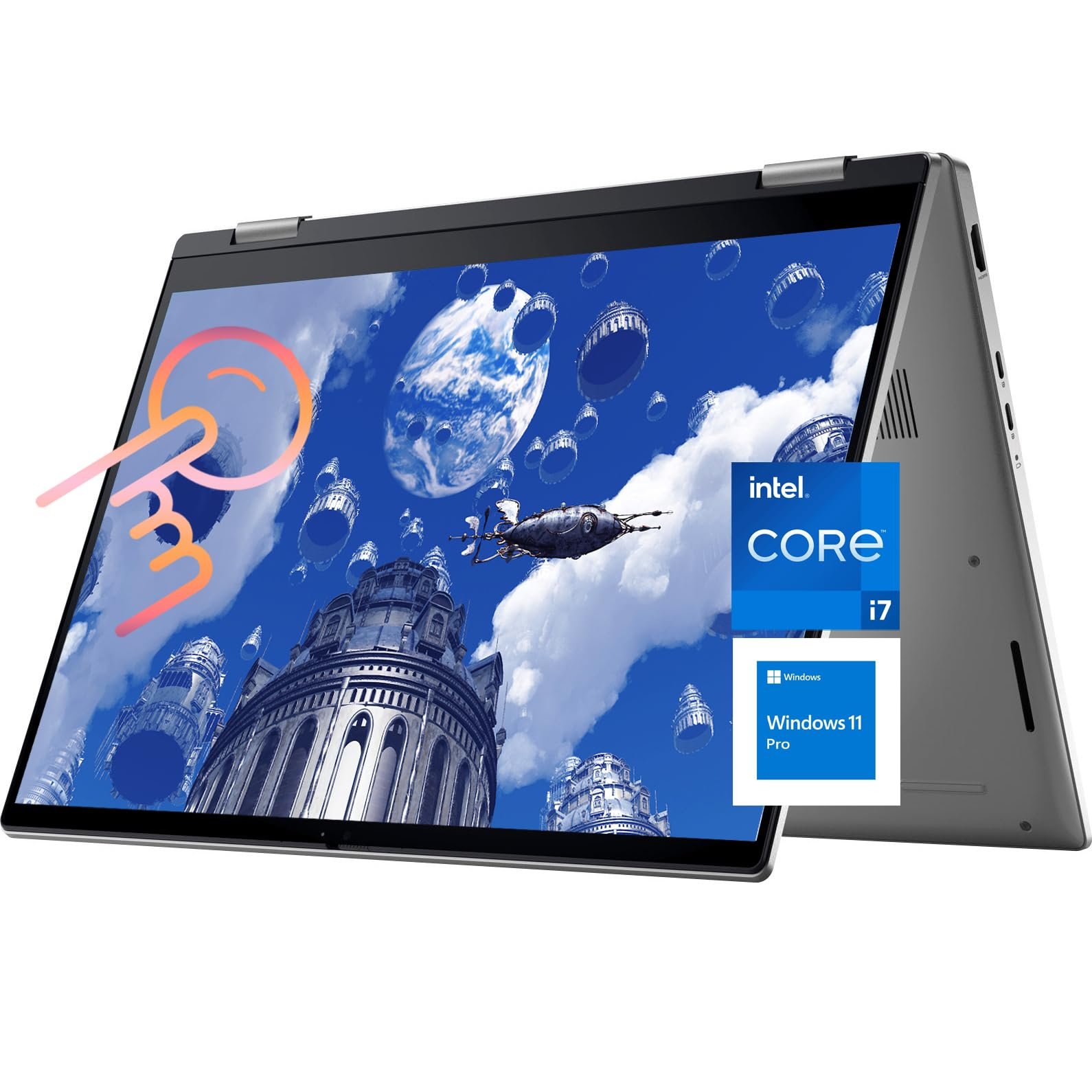 1 Dell Latitude 7420 2-in-1 Touch – Core i7 11th Gen | 16GB RAM | 512GB SSD | 14″ FHD Touch Business Laptop - الصورة 1